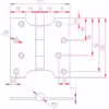 4 Inch Parliament Hinge - Image 2
