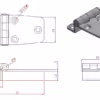 Small Raised Profile Hinge - Image 2