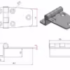 Small Raised Profile Hinge - Image 2