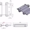 Double Action Spring Hinge - Image 2