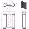 Double Action Spring Hinge - Image 2