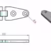 Flush Wide Strap Hinge - Image 2