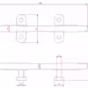 Herreshoff Cleat - Image 2