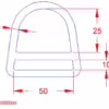 Double Bar D Ring - Image 2