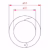43mm Round Ring - Image 2
