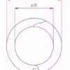 52mm Round Ring - Image 2