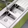 Topmount Double Bowl and Drainer - Image 3