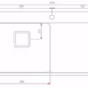 Topmount Single Bowl and Drainer - Image 2