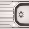 Topmount Single Bowl and Drainer