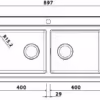 Topmount Double Bowl - Image 2