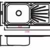 Topmount Single Bowl and Drainer - Image 2