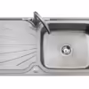 Topmount Single Bowl and Drainer