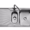 Topmount Bowl and a Half with Drainer - Image 2
