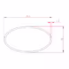 Stainless Mirror Oval Tube - Image 2