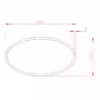 Stainless Mirror Oval Tube - Image 2