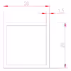 Stainless Mirror Square Box - Image 2