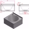 Wall Fixed Sink - Image 2