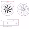 Rotary Shutter Vent, with mesh - Image 2