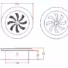 Rotary Shutter Vent, with mesh - Image 2