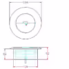 Round Diffuser Vent, adjustable - Image 2