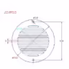 Round Ventilation Grille - Image 2