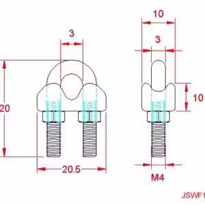 3mm Wire Rope Grip