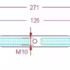 Rigging Screw with Swage Terminal Ends - Image 2