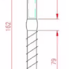 Swage Stud with Wood Thread - Image 2