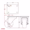Swivel Castor Bracket - Image 2