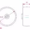 Nylon Castor Wheel - Image 2