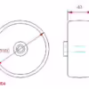 Nylon Castor Wheel - Image 2