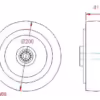 Blue Elastic Rubber Tyre Castor Wheel - Image 2
