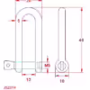 Long D Shackle with Screw Collar Pin - Image 2