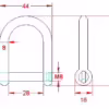Wide Jaw D Shackle with Screw Collar Pin - Image 2