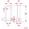 Strip D Shackle with Screw Pin - Image 2
