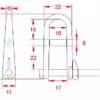 Key Pin Dee Shackle with Pin - Image 2