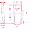 Key Pin Dee Shackle with Pin - Image 2