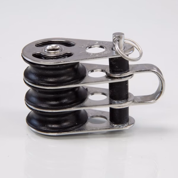 Triple Wire Rope Pulley Block with shackle - Image 2