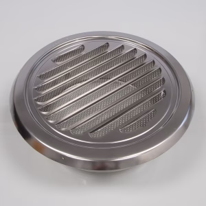 Round Louvre Vent, with mesh