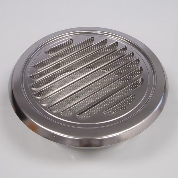 Round Louvre Vent, with mesh