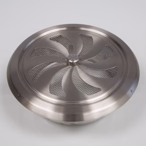 ø150mm Rotary Shutter Vent, with mesh
