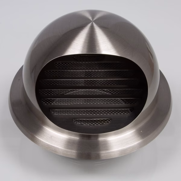 ø125mm Bull Nose Louvre Vent, with mesh - Image 2