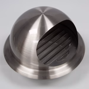 Bull Nose Louvre Vent, with mesh