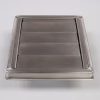 ø100mm Square Wall Outlet Vent, with gravity flaps - Image 2