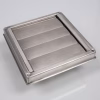 ø100mm Square Wall Outlet Vent, with gravity flaps