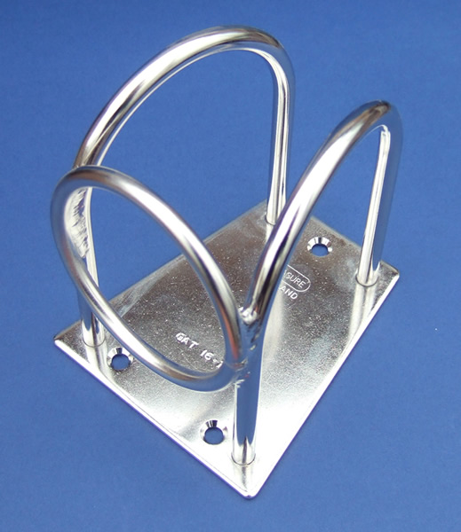 Spinnaker Pole Stowage Bracket with Ring