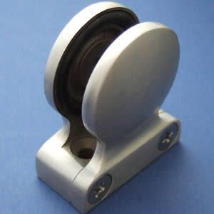 Flat-back Button Glass Clamp for 10mm Glass