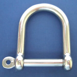D Shackle with Screw Collar Pin