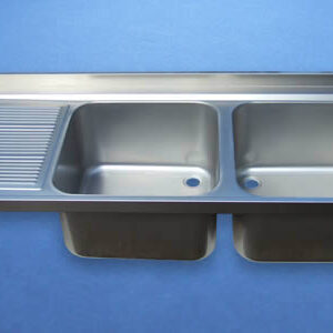 Double Sink and Drainer