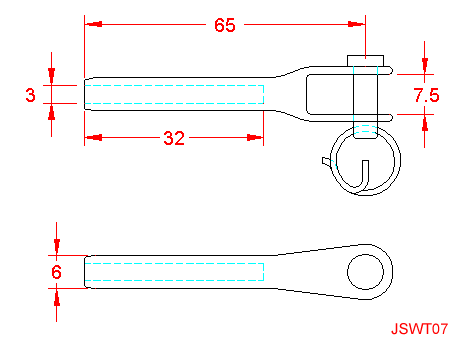 Swaged Fork Terminal - Just Stainless